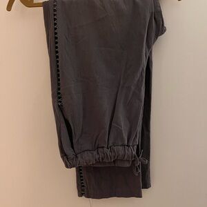 Blue Gray Casual Pants